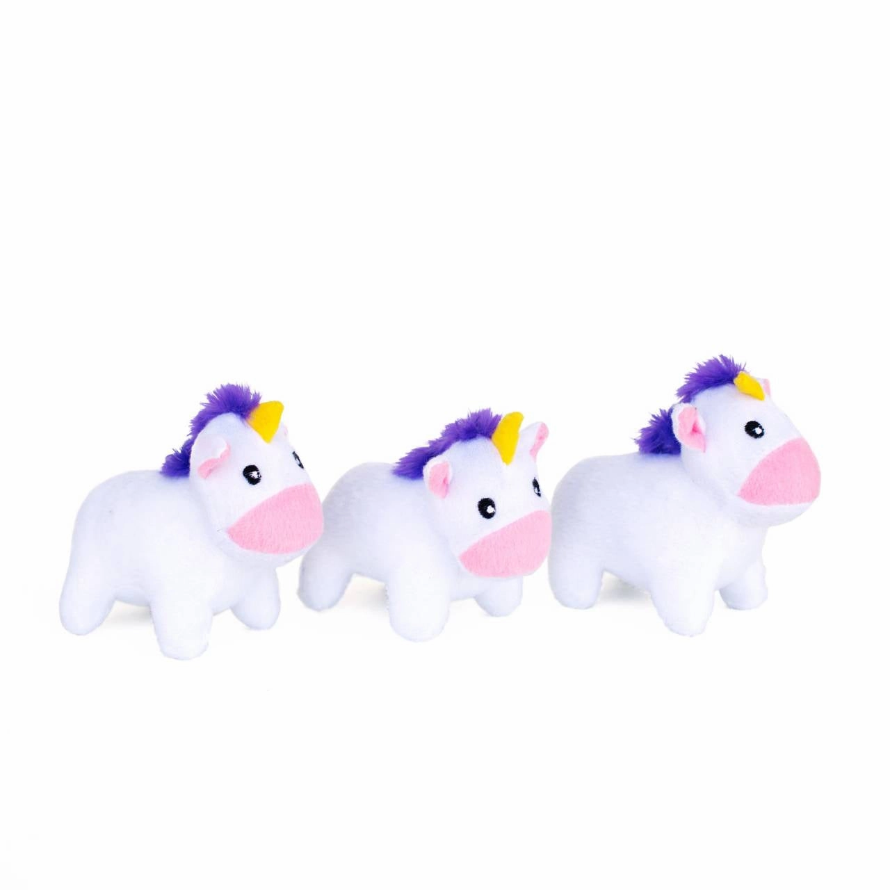 Zippy Paws Unicorn and Rainbow Burrow Dog Toy